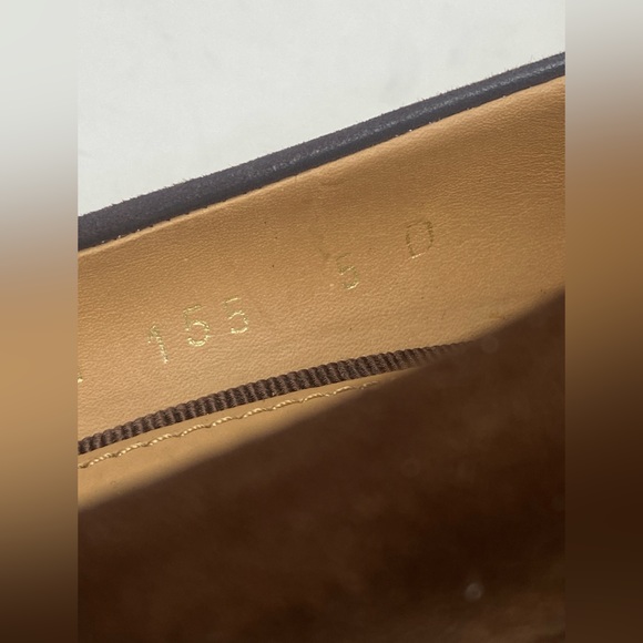 Salvatore Ferragamo Pumps Heel Brown Suede Sz 5 - Picture 7 of 16